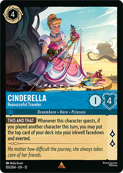 Cinderella - Resourceful Traveler (155/204) [Wilds Unknown] | Good Games Morley