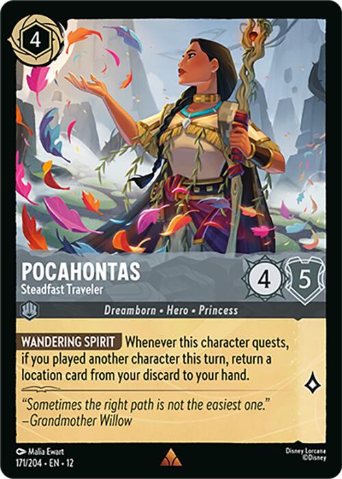 Pocahontas - Steadfast Traveler (171/204) [Wilds Unknown] | Good Games Morley