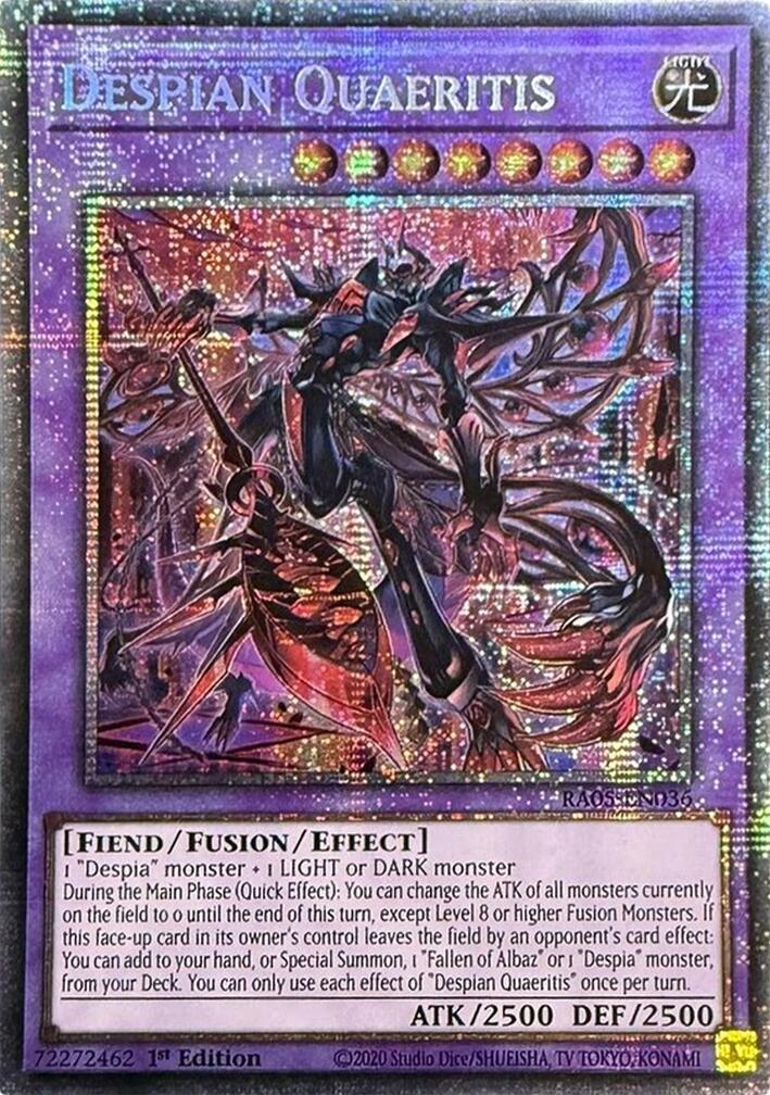 Despian Quaeritis (Starlight Rare) [RA05-EN036] Starlight Rare | Good Games Morley