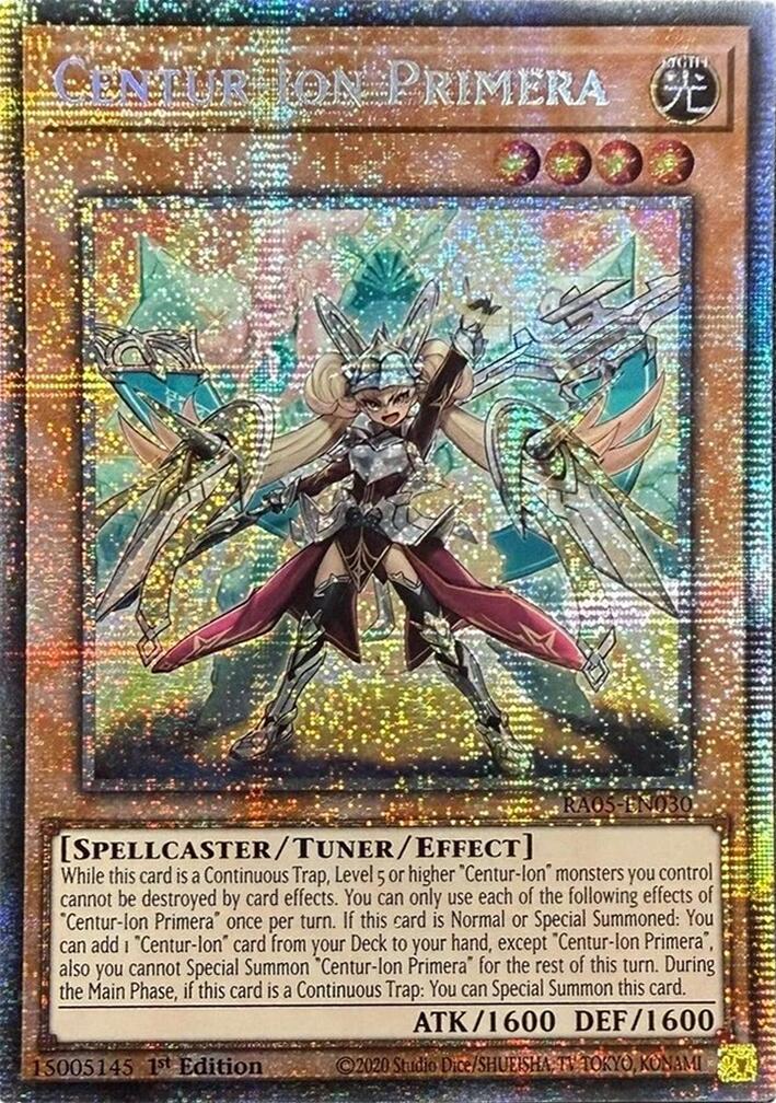 Centur-Ion Primera (Starlight Rare) [RA05-EN030] Starlight Rare | Good Games Morley