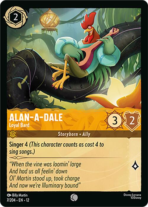 Alan-a-Dale - Loyal Bard (7/204) [Wilds Unknown] | Good Games Morley