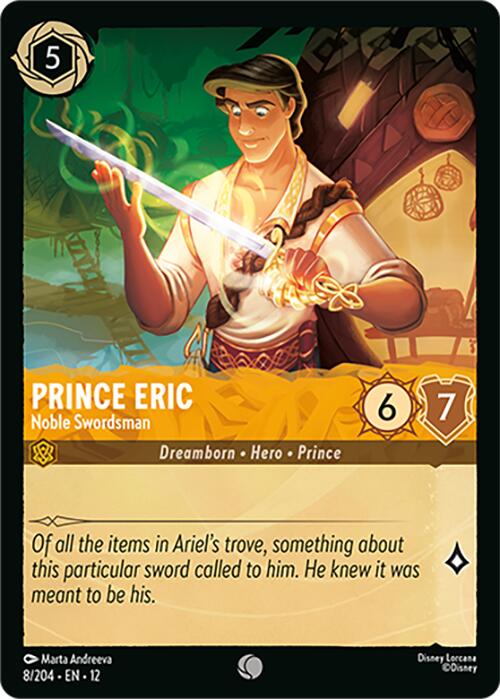 Prince Eric - Noble Swordsman (8/204) [Wilds Unknown] | Good Games Morley