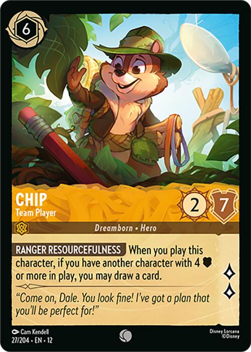 Chip - Team Player (27/204) [Wilds Unknown] | Good Games Morley