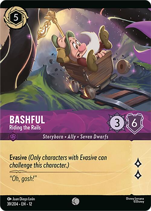 Bashful - Riding the Rails (Foil) (39/204) [Wilds Unknown] | Good Games Morley