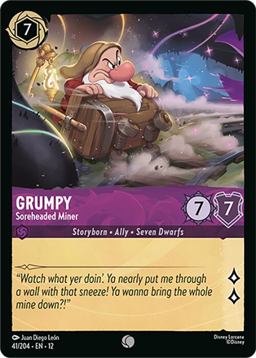 Grumpy - Soreheaded Miner (41/204) [Wilds Unknown] | Good Games Morley