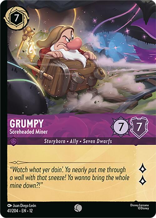 Grumpy - Soreheaded Miner (Foil) (41/204) [Wilds Unknown] | Good Games Morley