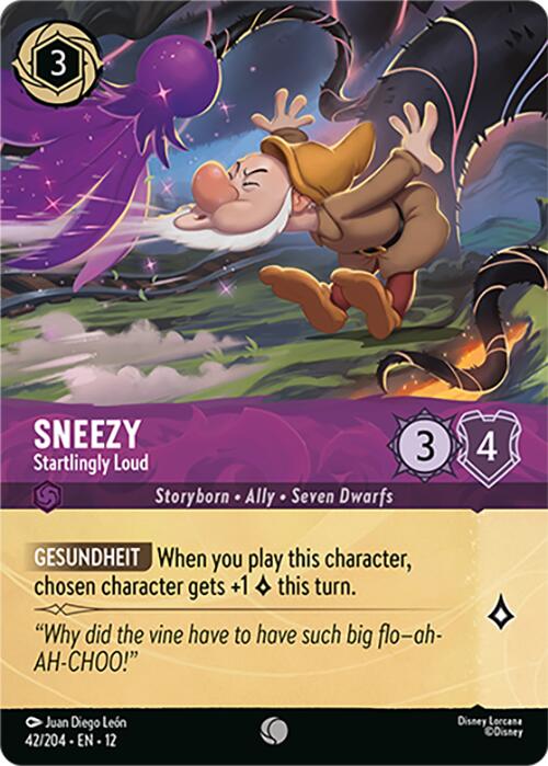 Sneezy - Startlingly Loud (Foil) (42/204) [Wilds Unknown] | Good Games Morley