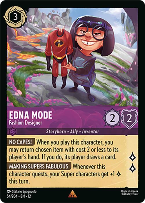 Edna Mode - Fashion Designer (54/204) [Wilds Unknown] | Good Games Morley