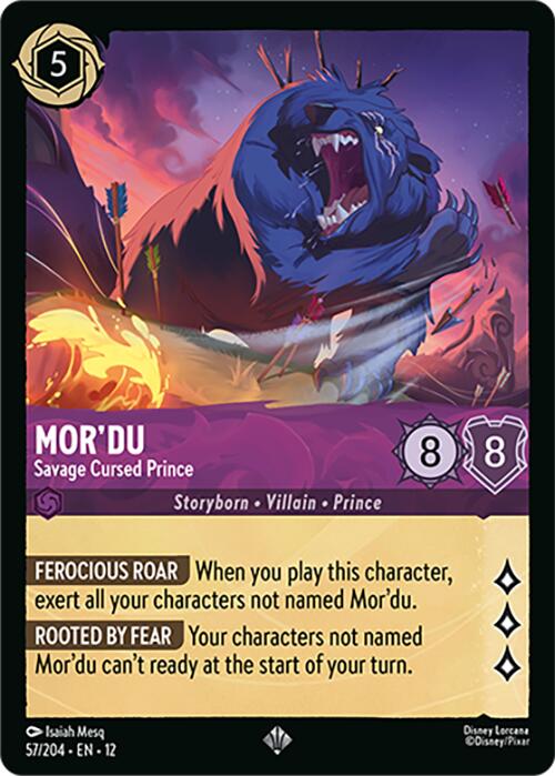 Mor'du - Savage Cursed Prince (57/204) [Wilds Unknown] | Good Games Morley