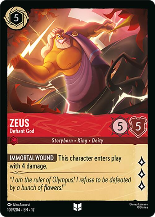 Zeus - Defiant God (109/204) [Wilds Unknown] | Good Games Morley