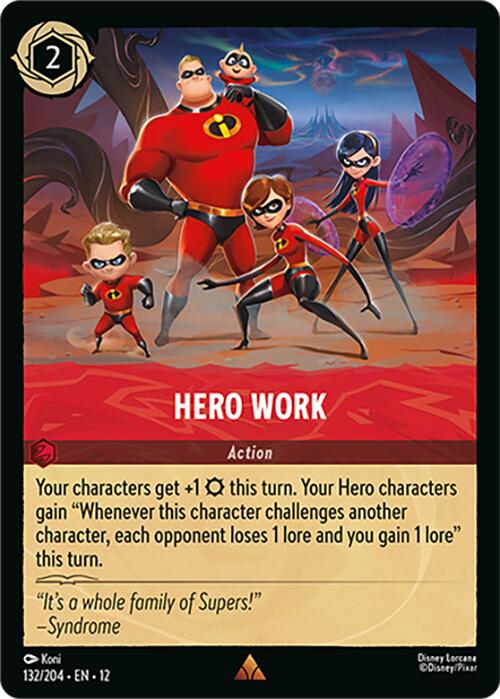 Hero Work (132/204) [Wilds Unknown] | Good Games Morley