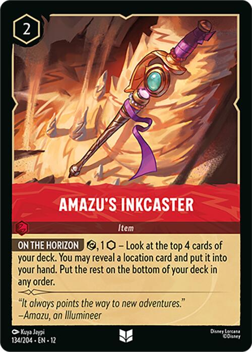 Amazu's Inkcaster (134/204) [Wilds Unknown] | Good Games Morley