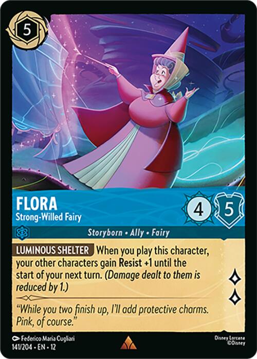 Flora - Strong-Willed Fairy (141/204) [Wilds Unknown] | Good Games Morley