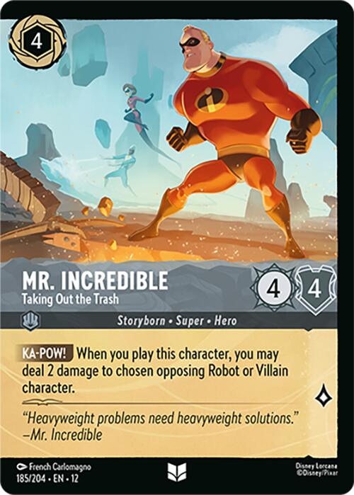 Mr. Incredible - Taking Out the Trash (Foil) (185/204) [Wilds Unknown] | Good Games Morley