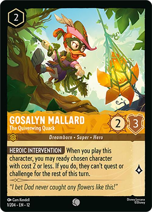 Gosalyn Mallard - The Quiverwing Quack (1/204) [Wilds Unknown] | Good Games Morley