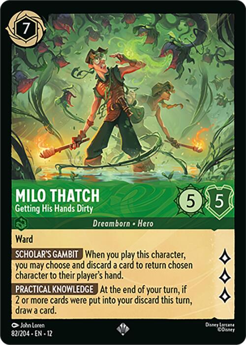Milo Thatch - Getting His Hands Dirty (82/204) [Wilds Unknown] | Good Games Morley