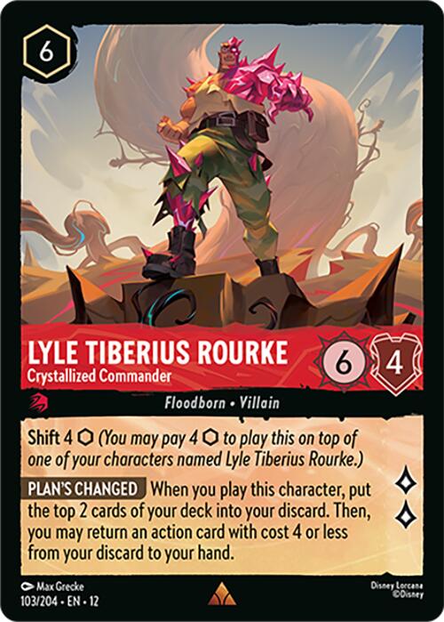 Lyle Tiberius Rourke - Crystallized Commander (103/204) [Wilds Unknown] | Good Games Morley