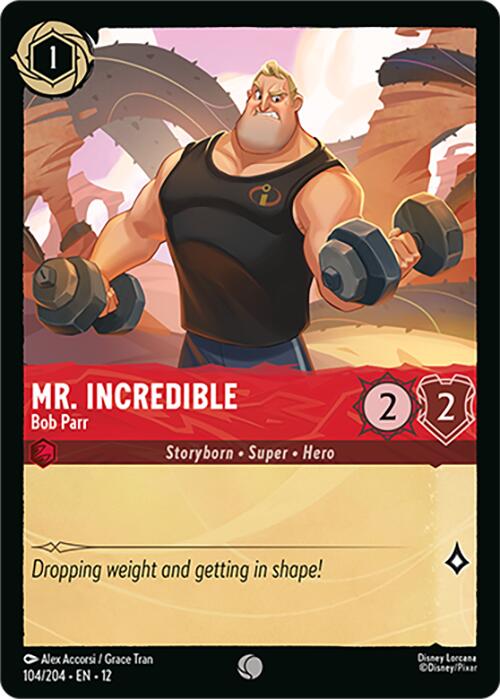 Mr. Incredible - Bob Parr (104/204) [Wilds Unknown] | Good Games Morley