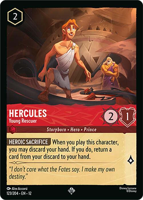 Hercules - Young Rescuer (123/204) [Wilds Unknown] | Good Games Morley