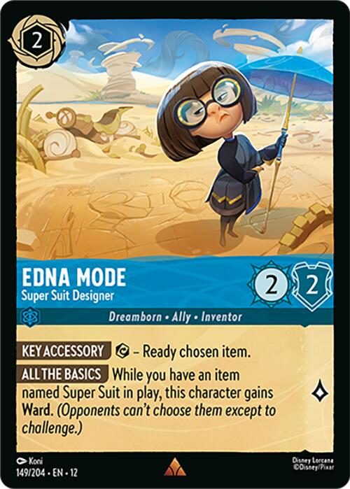 Edna Mode - Super Suit Designer (149/204) [Wilds Unknown] | Good Games Morley