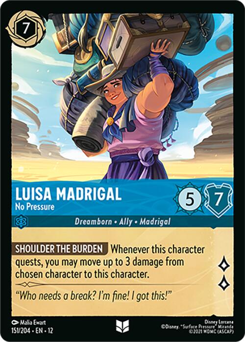 Luisa Madrigal - No Pressure (151/204) [Wilds Unknown] | Good Games Morley