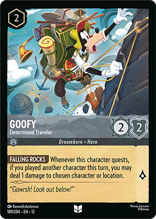 Goofy - Determined Traveler (189/204) [Wilds Unknown] | Good Games Morley