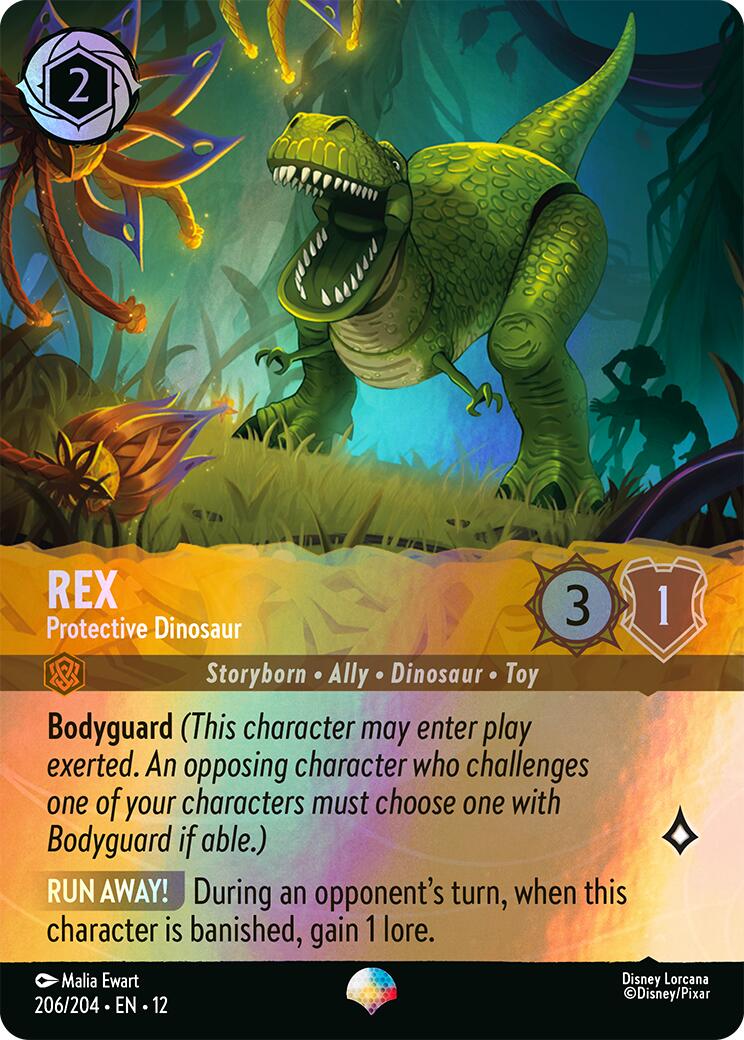 Rex - Protective Dinosaur (Epic) (206/204) [Wilds Unknown] | Good Games Morley
