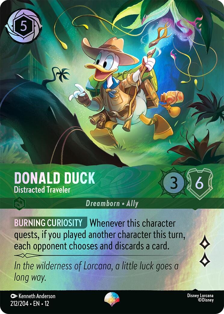Donald Duck - Distracted Traveler (Epic) (212/204) [Wilds Unknown] | Good Games Morley