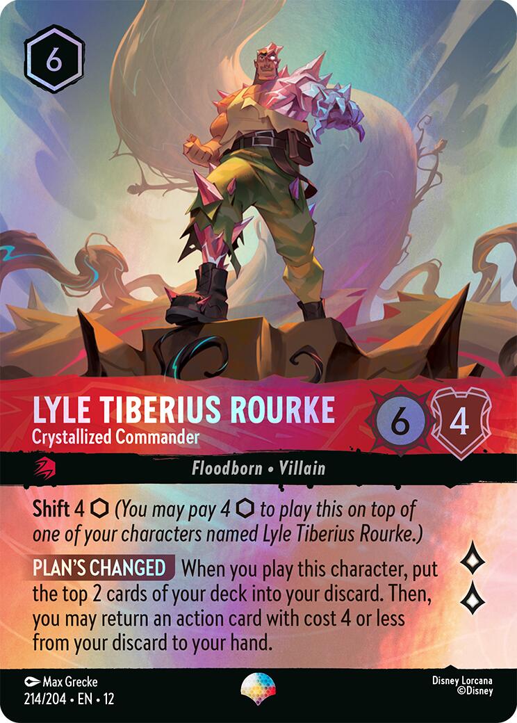 Lyle Tiberius Rourke - Crystallized Commander (Epic) (214/204) [Wilds Unknown] | Good Games Morley