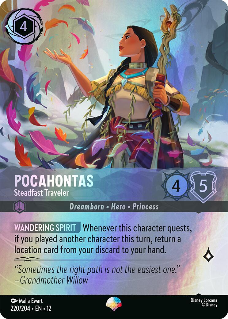 Pocahontas - Steadfast Traveler (Epic) (220/204) [Wilds Unknown] | Good Games Morley