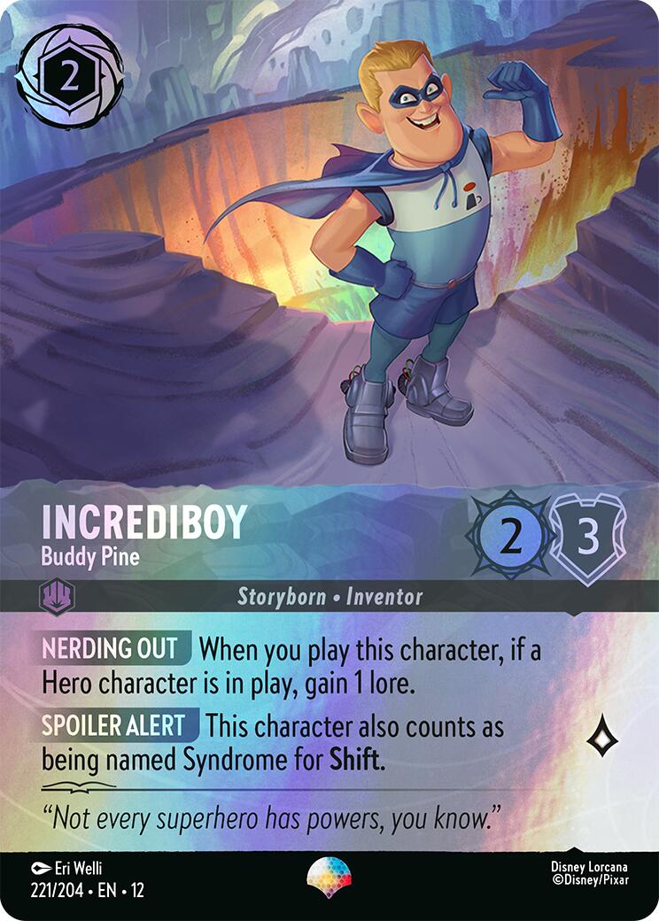 Incrediboy - Buddy Pine (Epic) (221/204) [Wilds Unknown] | Good Games Morley