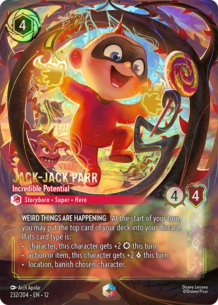 Jack-Jack Parr - Incredible Potential (Enchanted) (232/204) [Wilds Unknown] | Good Games Morley