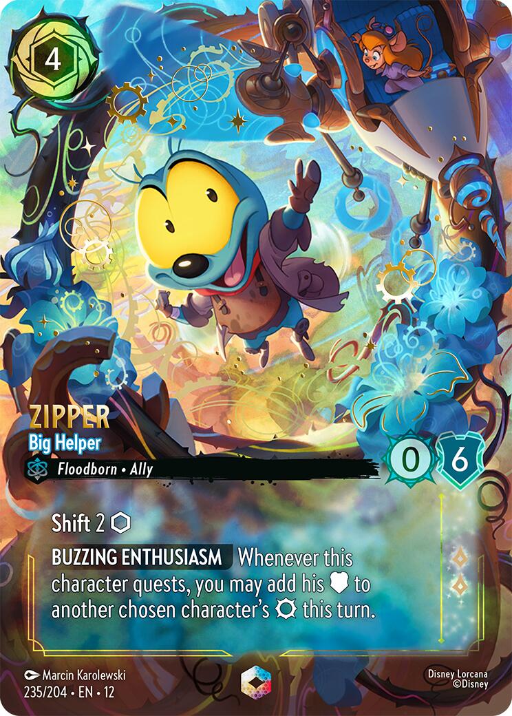 Zipper - Big Helper (Enchanted) (235/204) [Wilds Unknown] | Good Games Morley
