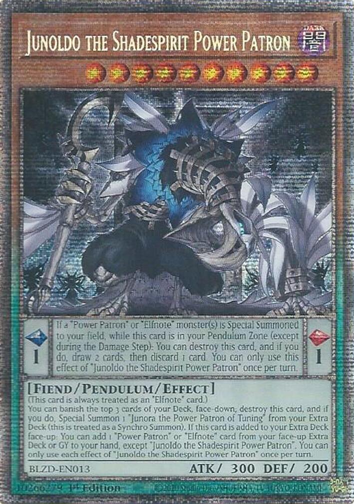 Junoldo the Shadespirit Power Patron (Starlight Rare) [BLZD-EN013] Starlight Rare | Good Games Morley
