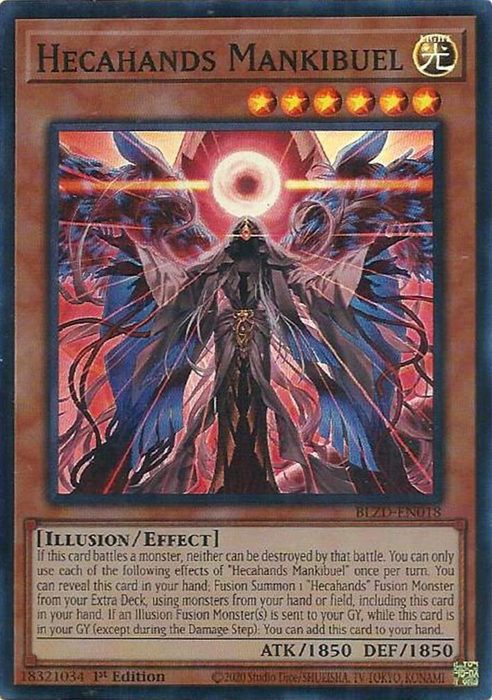 Hecahands Mankibuel [BLZD-EN018] Super Rare | Good Games Morley