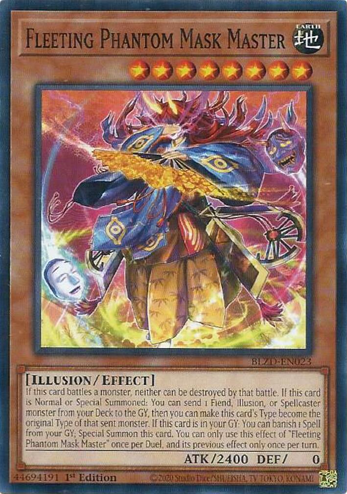 Fleeting Phantom Mask Master [BLZD-EN023] Common | Good Games Morley