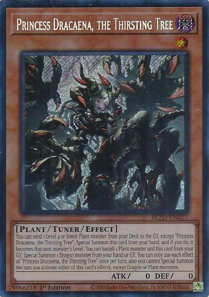 Princess Dracaena, the Thirsting Tree [BLZD-EN027] Secret Rare | Good Games Morley