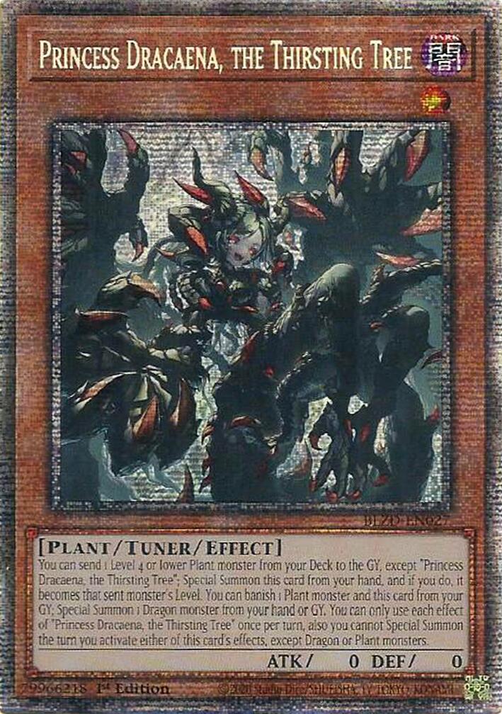 Princess Dracaena, the Thirsting Tree (Starlight Rare) [BLZD-EN027] Starlight Rare | Good Games Morley