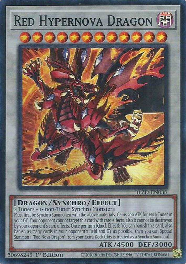 Red Hypernova Dragon [BLZD-EN038] Super Rare | Good Games Morley