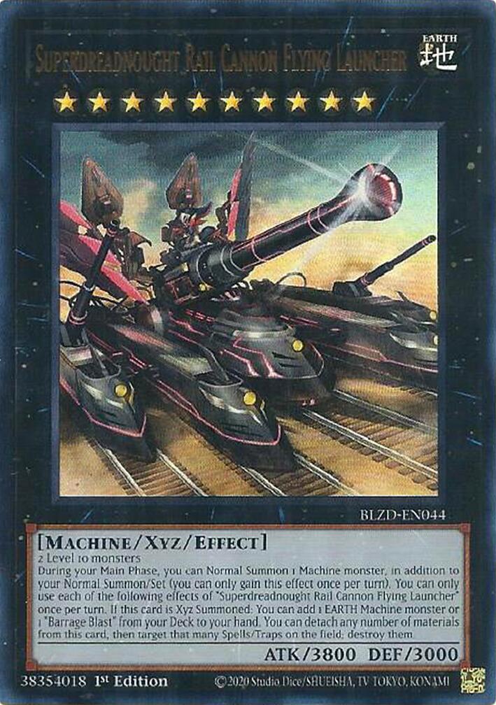 Superdreadnought Rail Cannon Flying Launcher [BLZD-EN044] Ultra Rare | Good Games Morley