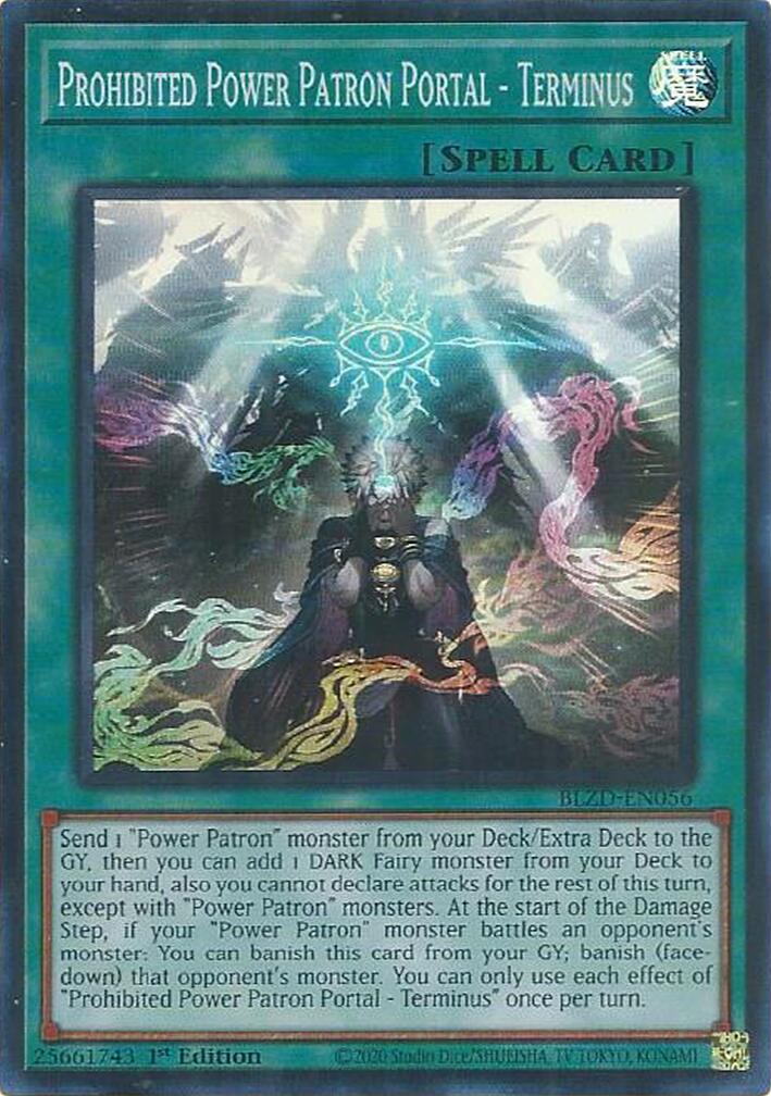 Prohibited Power Patron Portal - Terminus [BLZD-EN056] Super Rare | Good Games Morley