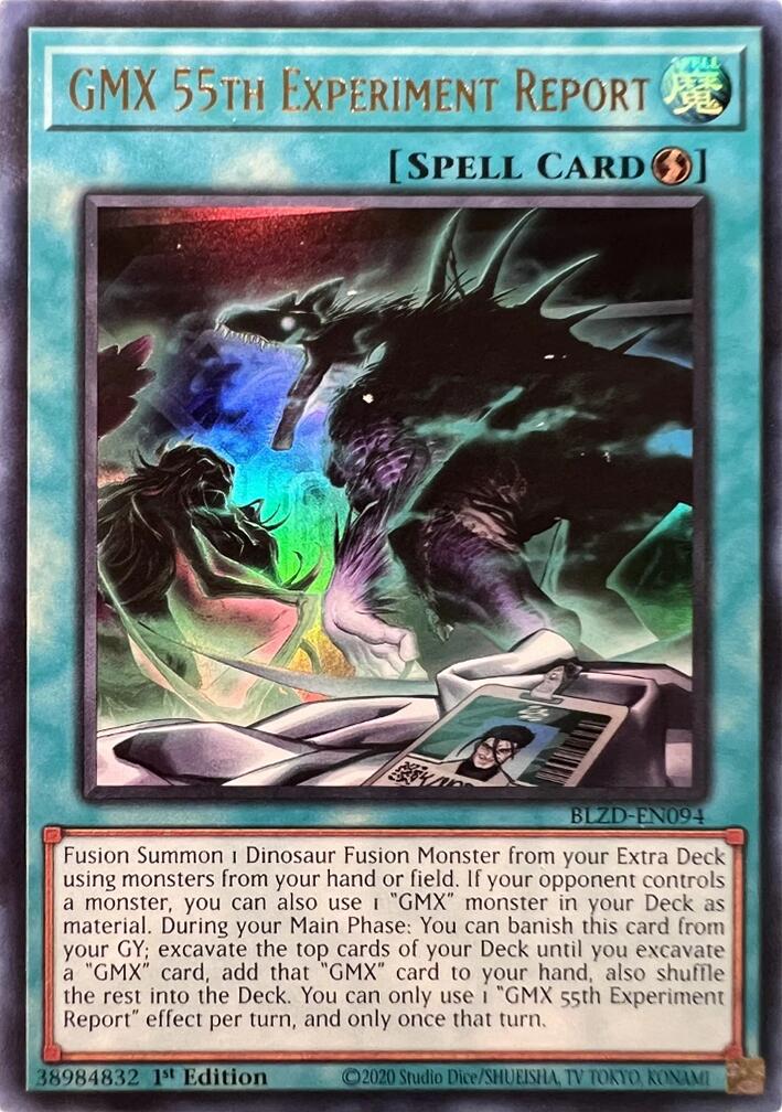 GMX 55th Experiment Report [BLZD-EN094] Ultra Rare | Good Games Morley