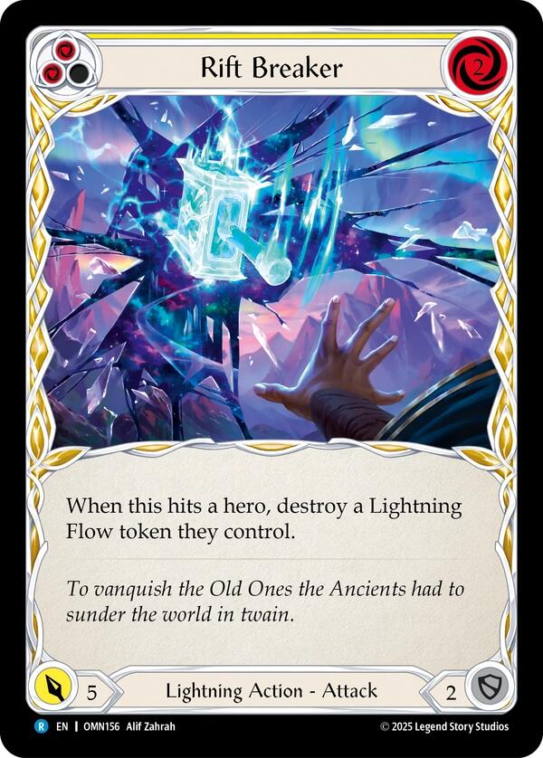 Rift Breaker (Yellow) [OMN156] (Omens of the Third Age)  Rainbow Foil | Good Games Morley