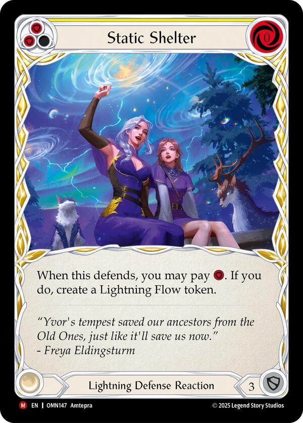 Static Shelter [OMN147] (Omens of the Third Age)  Cold Foil | Good Games Morley