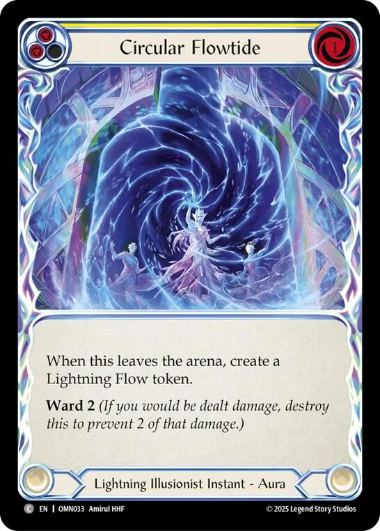 Circular Flowtide [OMN033] (Omens of the Third Age)  Cold Foil | Good Games Morley