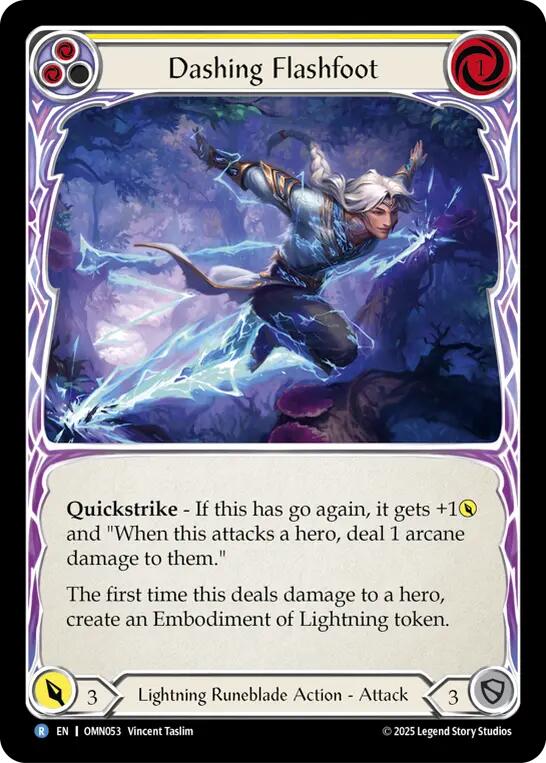 Dashing Flashfoot [OMN053] (Omens of the Third Age) | Good Games Morley