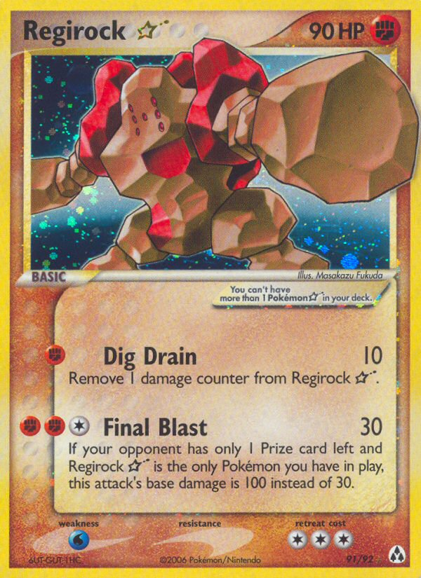 Regirock Star (91/92) [EX: Legend Maker] | Good Games Morley