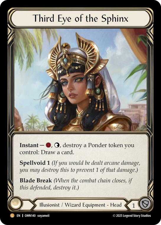 Third Eye of the Sphinx [OMN140] (Omens of the Third Age)  Rainbow Foil | Good Games Morley
