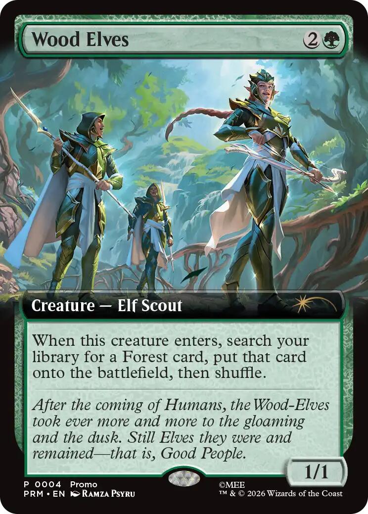 Wood Elves (Extended Art) [Media Promos] | Good Games Morley