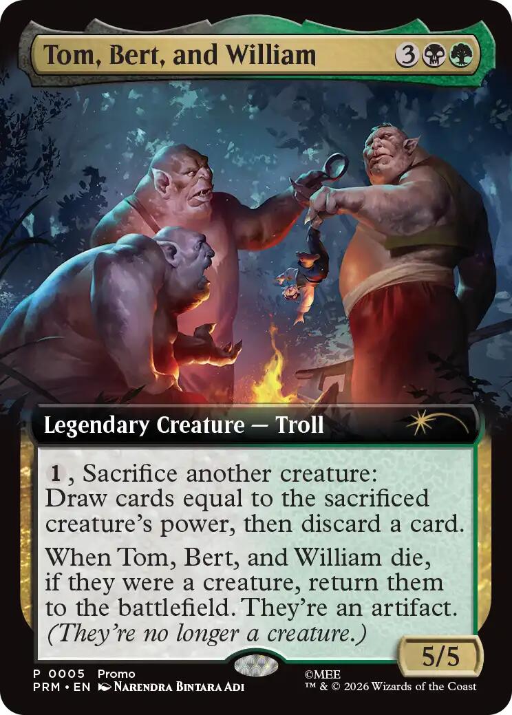 Tom, Bert, and William (Extended Art) [Media Promos] | Good Games Morley
